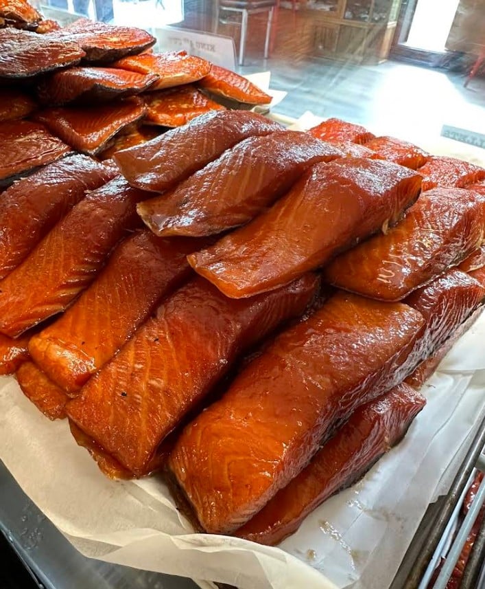 Neahkahnie Smoke House, Wheeler, Oregon Coast, Northern, Tillamook County, Best Smoked Salmon, Jerky, Baked Goods, Fresh Seafood, Wild Caught, Salmon Collars, Great Clam Chowder, Cheeses, Pie, Restaurants, Where to Eat, Places To Go, Road Trips, Top Rated, Family Owned, Support Local