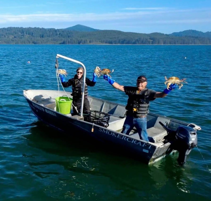 McKinley's RV & Marina, Oregon Coast, Waldport, Alsea Bay, Crabbing Boat Rentals, Campground, Dungeness Crab, Waterfront Camping, Places to Go, Things To Do