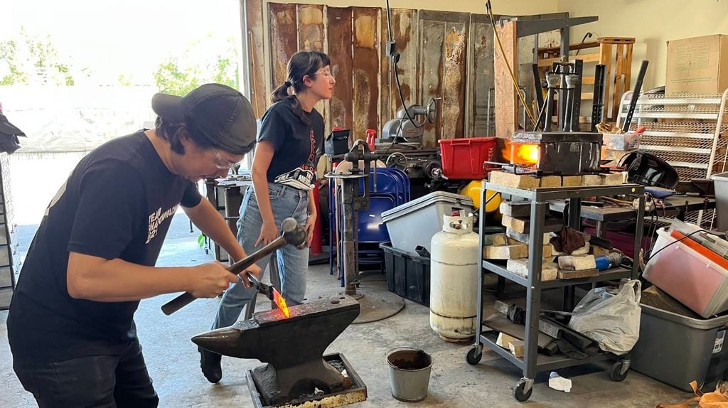 NK Forge and Metalworks, Salem, Oregon, Blacksmith, Make Your Own Knife, Classes, Bladesmithing lessons, Josh Navarette, Forged in Fire Champion, Great Gift Ideas, Things to Do, Family Fun