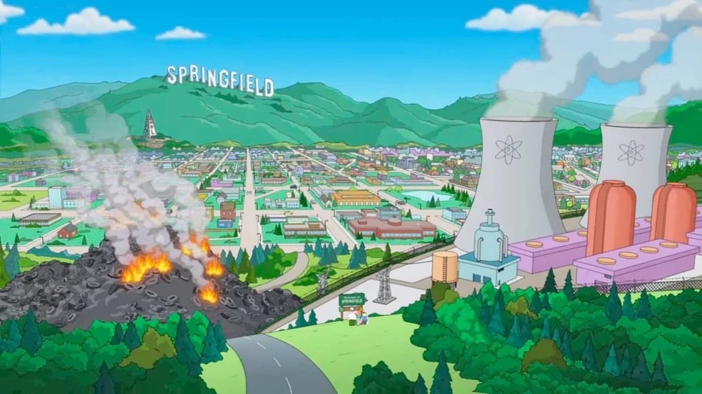 Springfield Oregon, Giant SPRINGFIELD sign, Forgotten History, Lost To Time, Location, Where Was It, Giant Finger Pointing, Railroad, Early 20th Century, 1910s, The Simpsons, Matt Groening, Rare Photos, Deep Dive, Lane County, Pacific Northwest, PNW, Willamette Heights