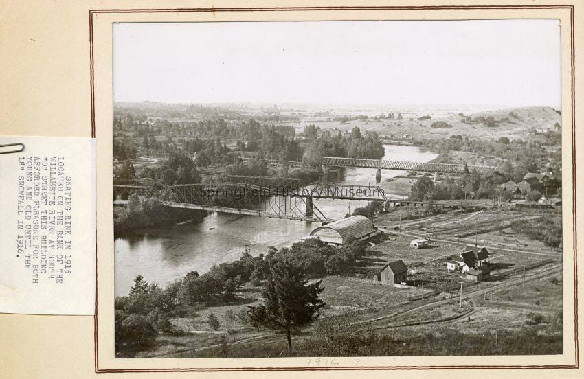 Springfield Oregon, Giant SPRINGFIELD sign, Forgotten History, Lost To Time, Location, Where Was It, Giant Finger Pointing, Railroad, Early 20th Century, 1910s, The Simpsons, Matt Groening, Rare Photos, Deep Dive, Lane County, Pacific Northwest, PNW, Willamette Heights