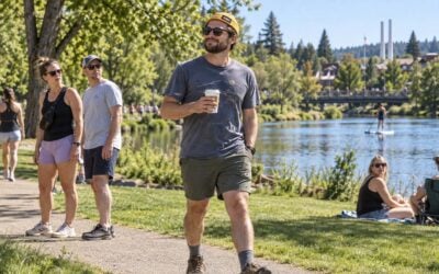 Fall Arrives Early in Bend After Local Man Puts on Tiny Mustard-Yellow Patagonia Beanie Despite 79-Degree Weather
