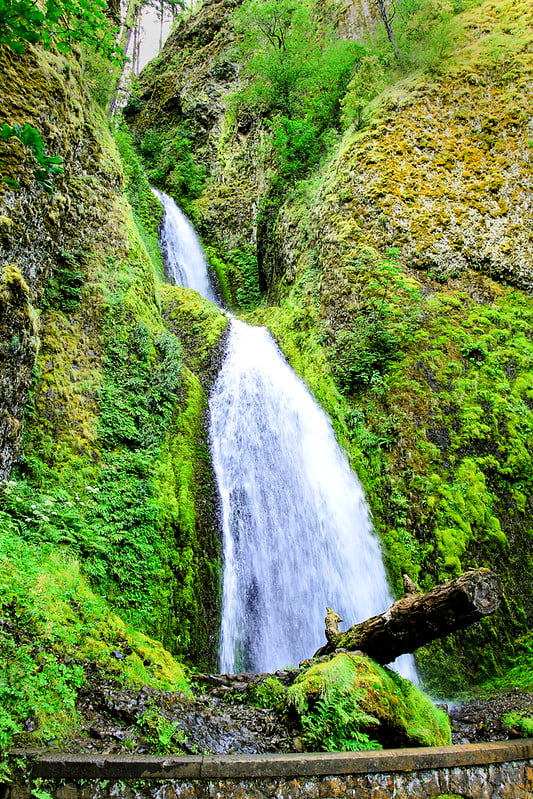 Wahkeena Falls in Oregon’s Columbia River Gorge