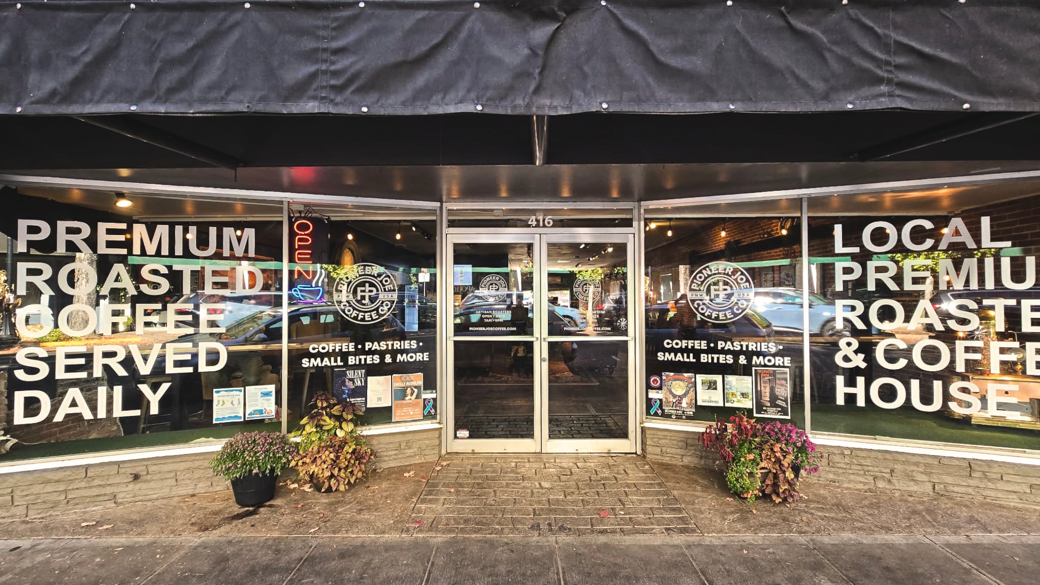23f98b61-0852-4ea1-98b0-aab5dd2f0230–cover Pioneer Joe Coffee Company, mcminnville oregon, willamette valley, locally roasted beans, family owned and operated, best espresso, breakfast lunch and snacks, local oregon, lincoln city, new location, small business, great coffee, order online