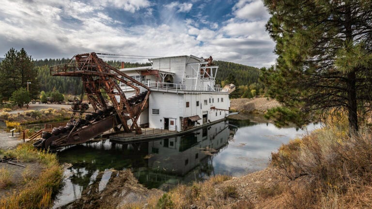 This Giant Gold Dredge Still Sits in the Oregon Valley It Changed Forever