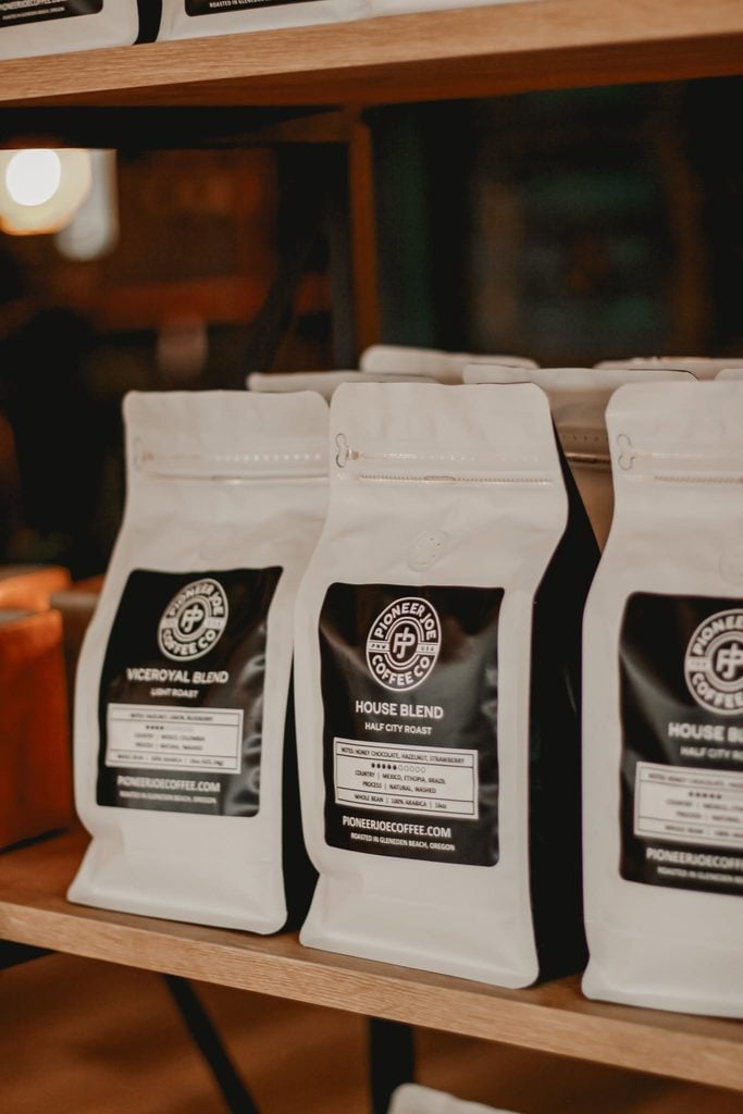 Pioneer Joe Coffee Company, mcminnville oregon, willamette valley, locally roasted beans, family owned and operated, best espresso, breakfast lunch and snacks, local oregon, lincoln city, new location, small business, great coffee, order online