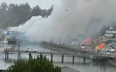 Massive Fire at Pacific Seafood in Newport Triggers Evacuations Amid Ammonia Concerns