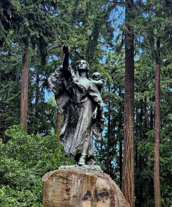 Lewis and Clark Centennial Exposition, portland oregon, 1905, history, worlds fair, guilds lake, NW Industrial District, surviving structures, where was it, sacajawea statue, mcmenamins st. johns, interesting, PDX stories, forestry center fire, construction, old maps