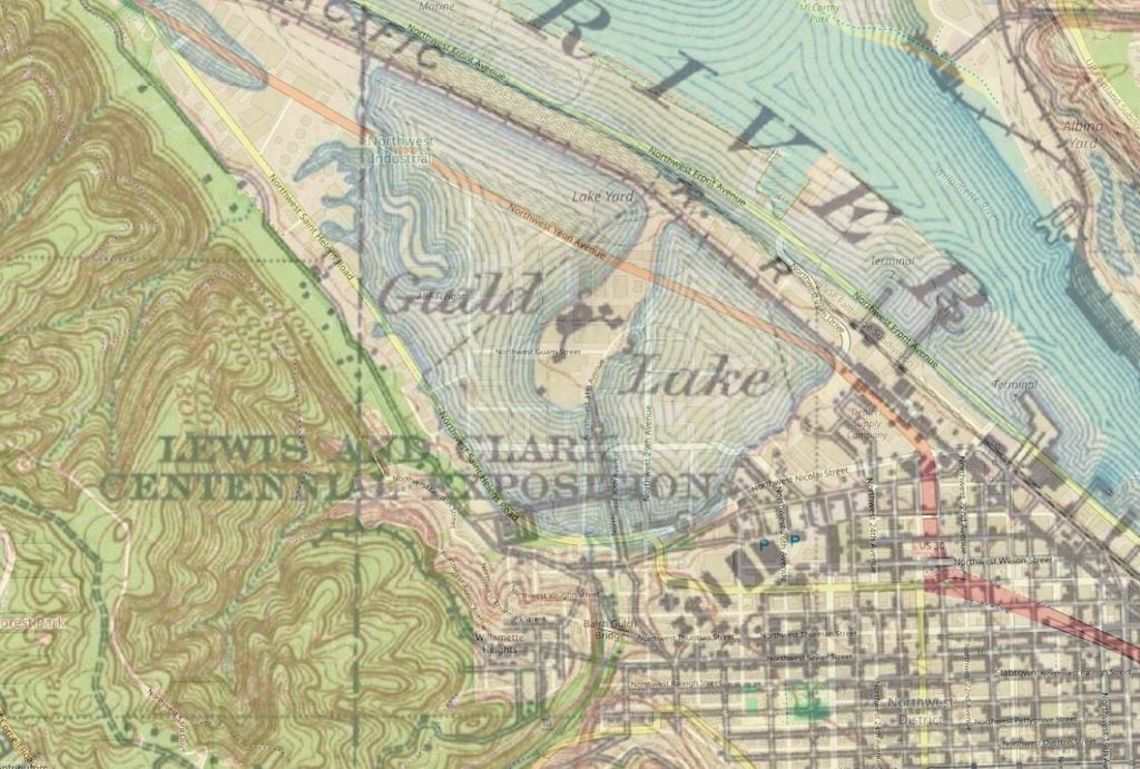 Lewis and Clark Centennial Exposition, portland oregon, 1905, history, worlds fair, guilds lake, NW Industrial District, surviving structures, where was it, sacajawea statue, mcmenamins st. johns, interesting, PDX stories, forestry center fire, construction, old maps