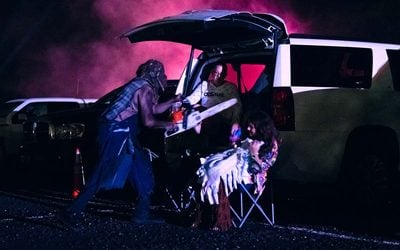 Monsters Lurk Between the Cars at This Haunted Drive-In Theater Near Portland