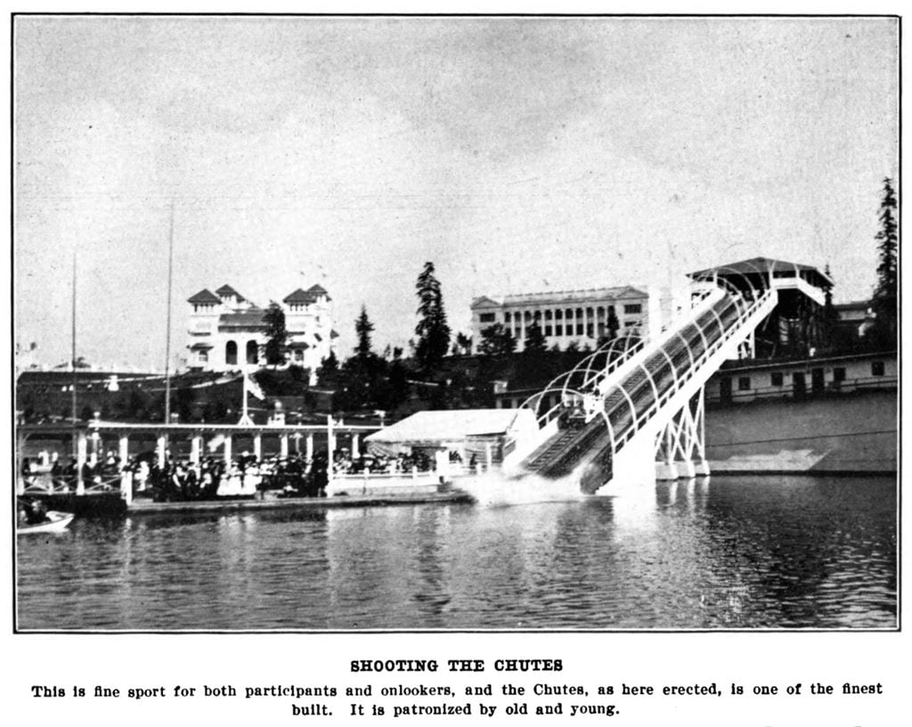 Lewis and Clark Centennial Exposition, portland oregon, 1905, history, worlds fair, guilds lake, NW Industrial District, surviving structures, where was it, sacajawea statue, mcmenamins st. johns, interesting, PDX stories, forestry center fire, construction, old maps