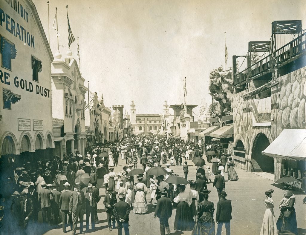 Lewis and Clark Centennial Exposition, portland oregon, 1905, history, worlds fair, guilds lake, NW Industrial District, surviving structures, where was it, sacajawea statue, mcmenamins st. johns, interesting, PDX stories, forestry center fire, construction, old maps