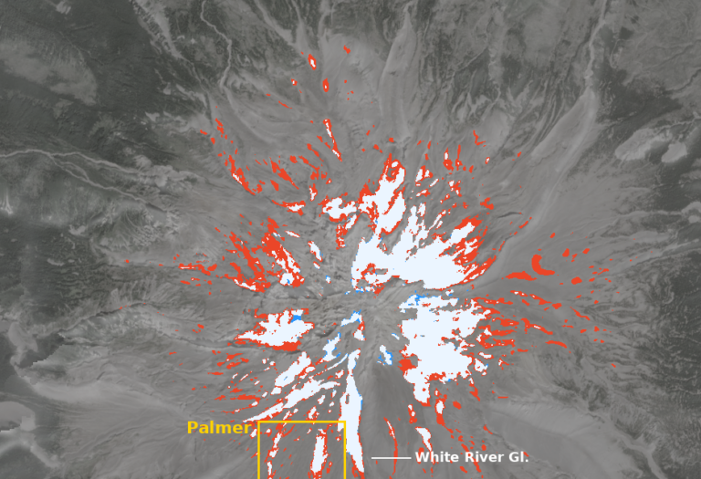Mount Hood’s Palmer Snowfield Nearly Vanished This Fall. Here’s What Happened